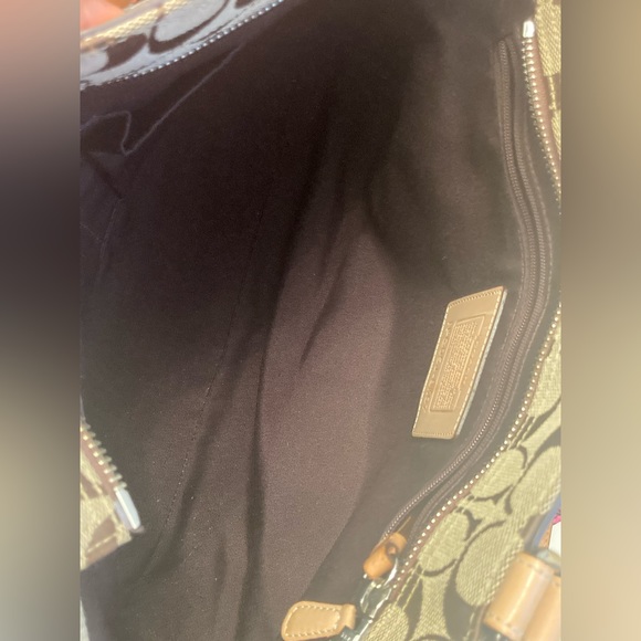 Coach Hampton Signature Carryall Tote - Picture 8 of 13